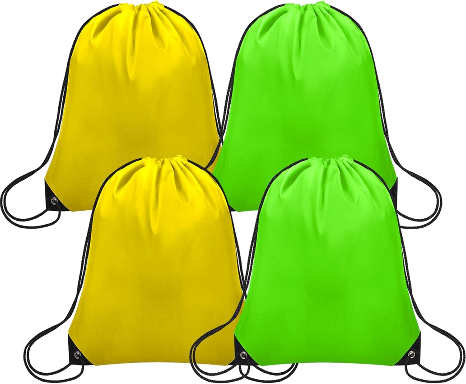 8Pcs Drawstring Bags Bulk Drawstring Backpack Draw String Bag Cinch Sack for Gym Traveling Yoga Outdoor Sports (8 Colors)